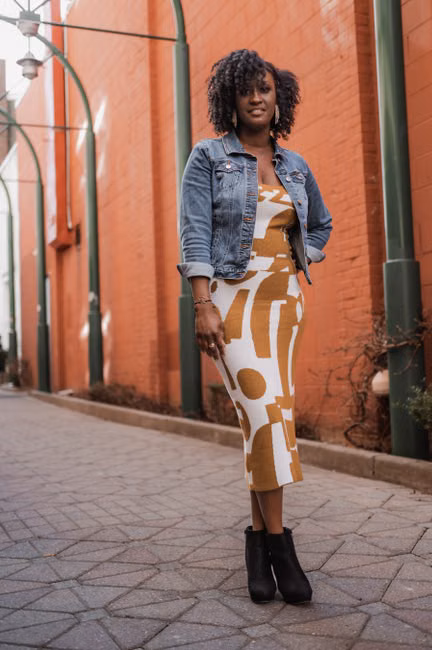 Vestido Midi Canelado